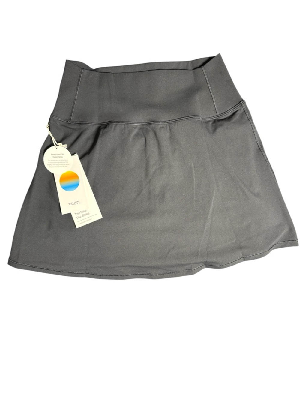 Vuori Volley Skirt Long Black XS NWT Athletic Tennis Skort - Picture 6 of 7